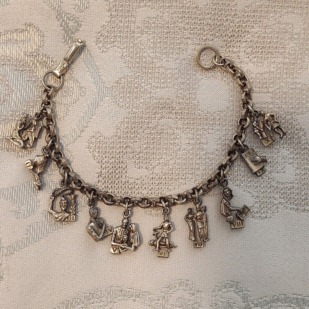 Vintage Coro charm bracelet